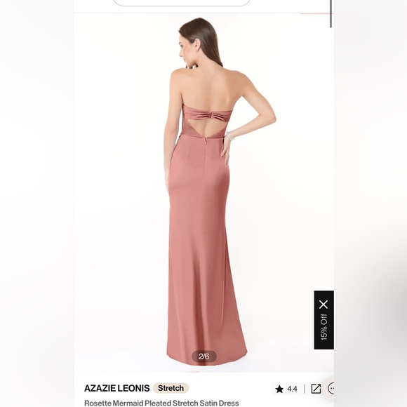 Pink Evening Wear Dress - Picture 2 of 3